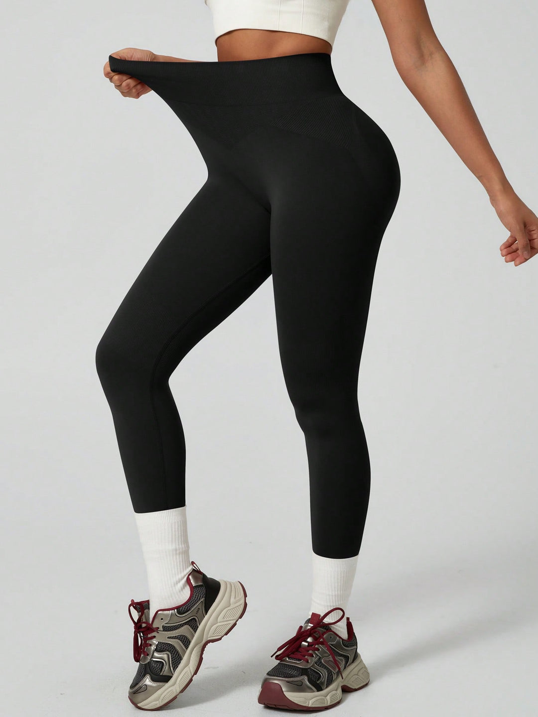 Pantaloni SHEIN, negru