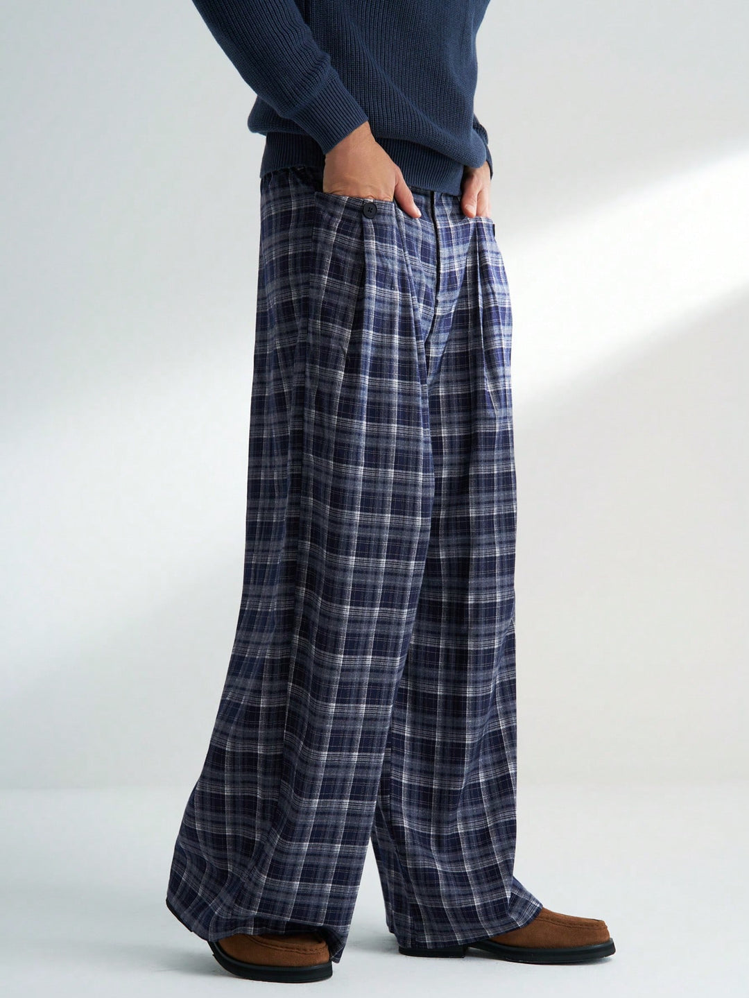 Pantalon SHEIN, albastru