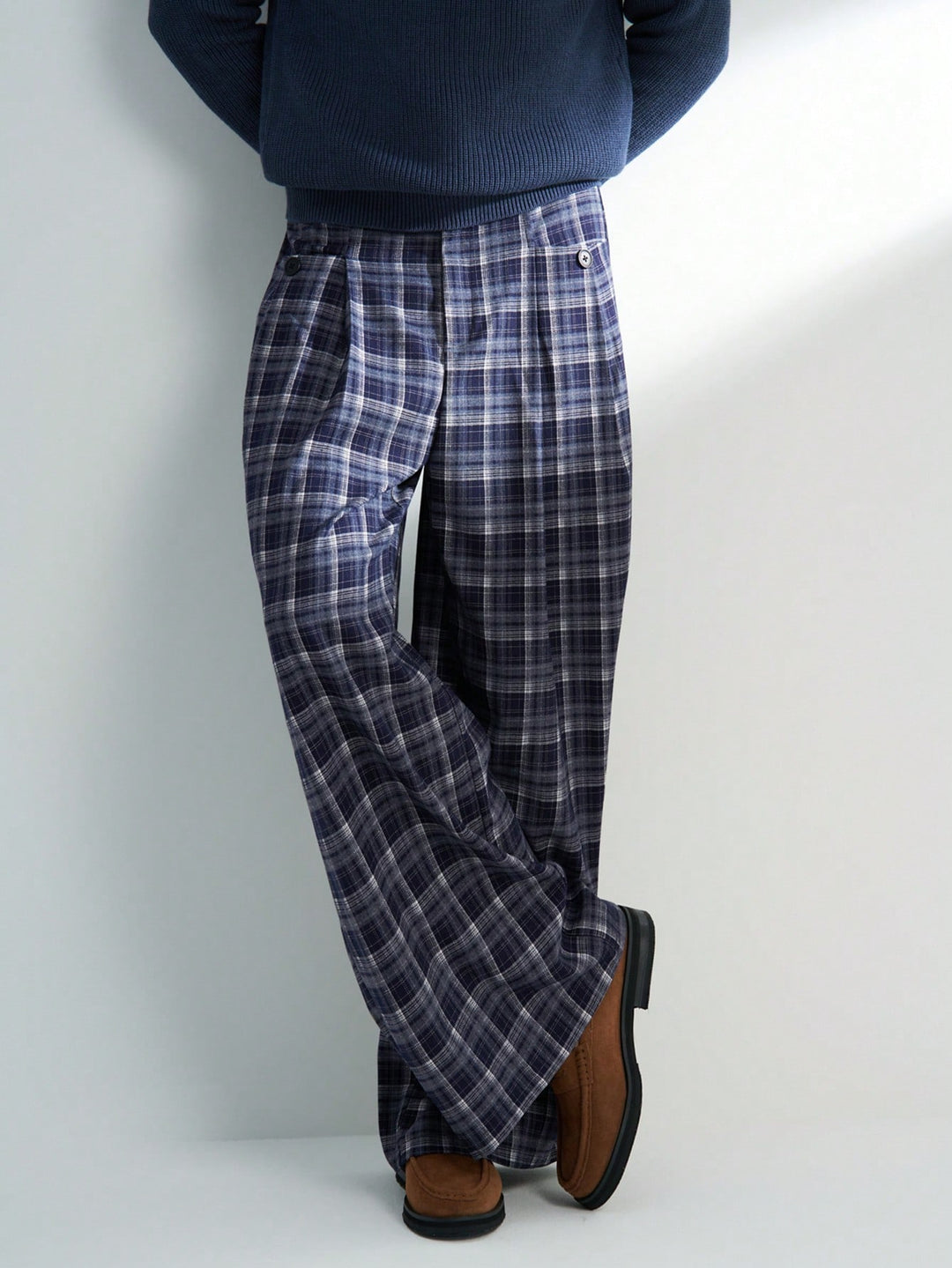 Pantalon SHEIN, albastru