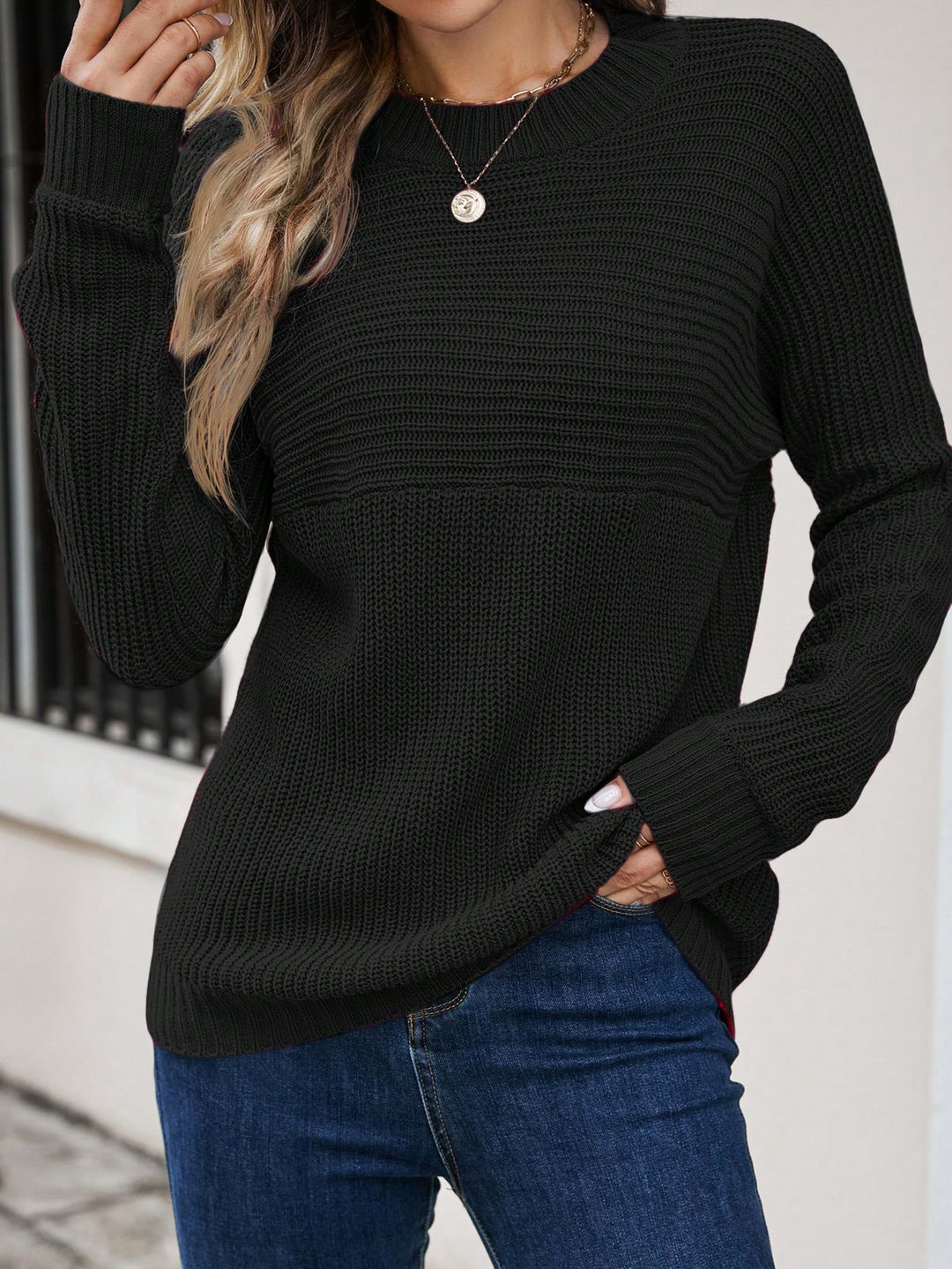 Pulover SHEIN, negru