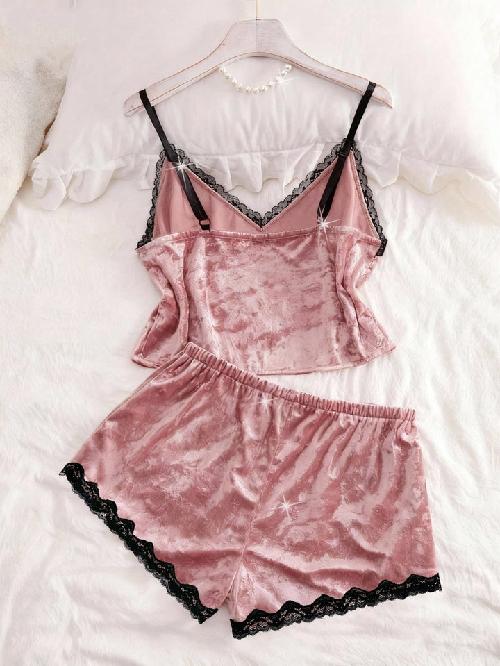 Compleu pijamale SHEIN, roz