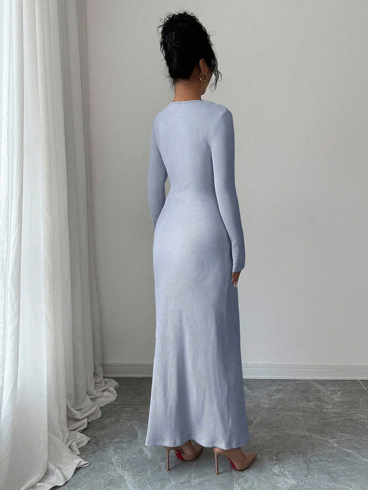 Rochie maxi SHEIN, albastru