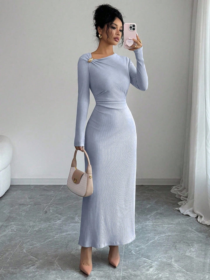 Rochie maxi SHEIN, albastru