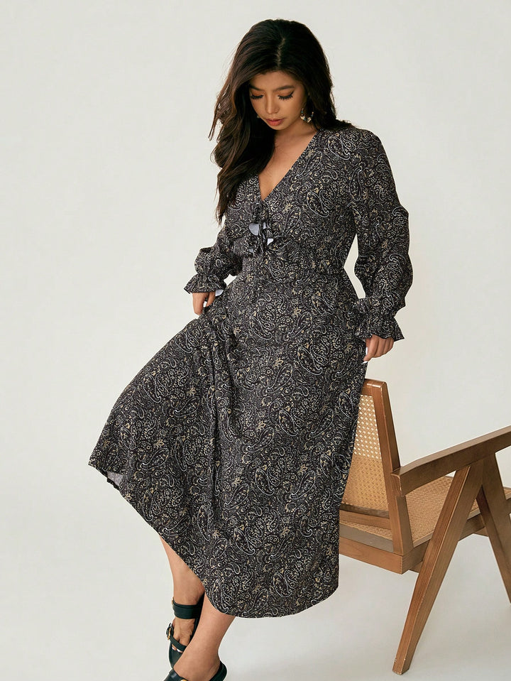 Rochie maxi SHEIN, mix culori