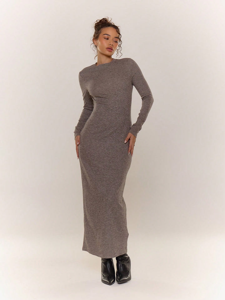 Rochie maxi SHEIN, gri