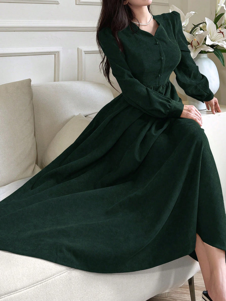 Rochie maxi SHEIN, verde