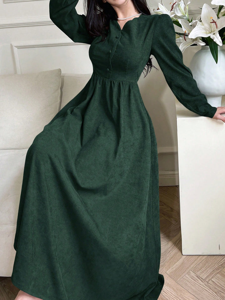 Rochie maxi SHEIN, verde