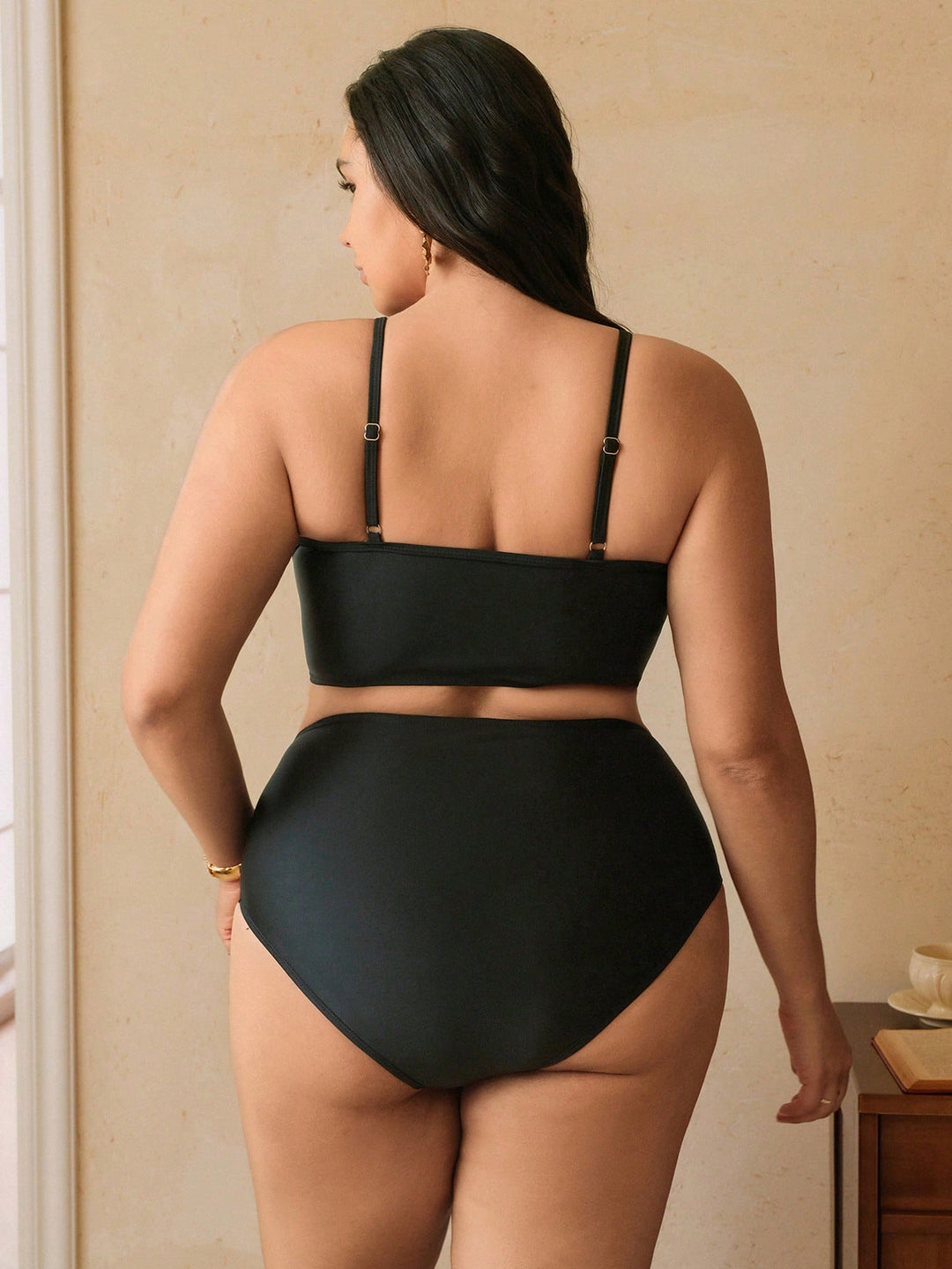 Set bikini de baie SHEIN, negru