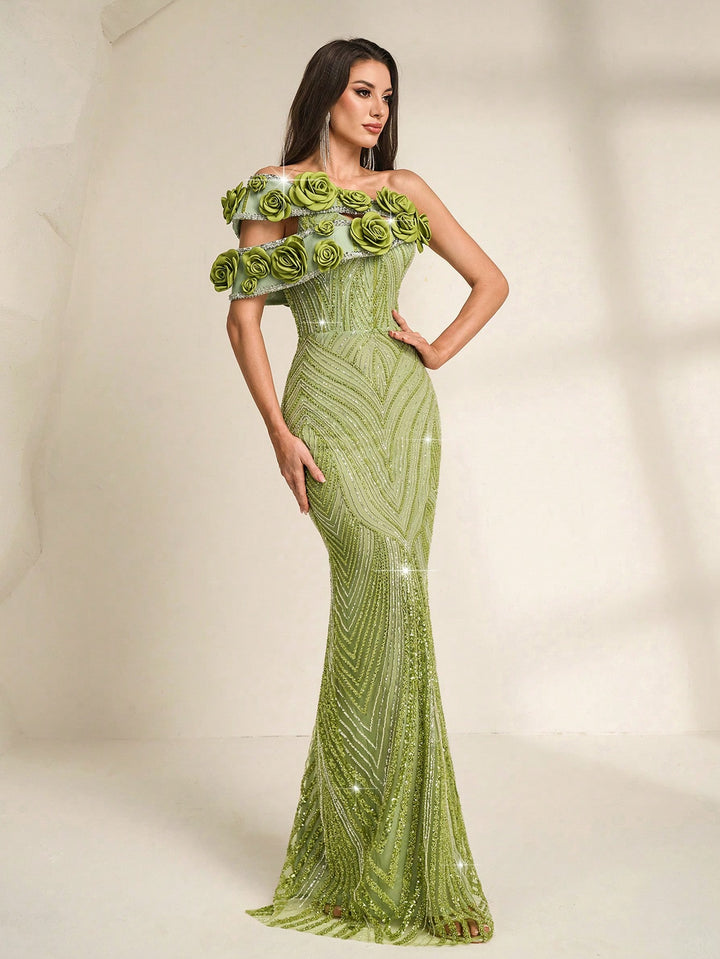 Rochie SHEIN, verde