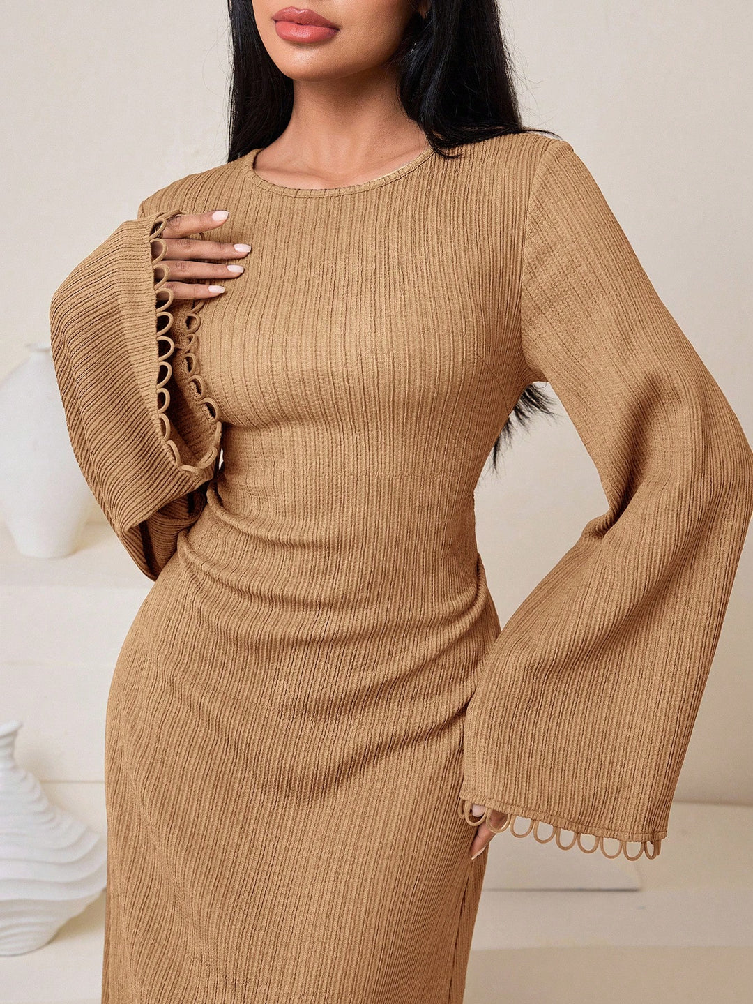 Rochie SHEIN, kaki