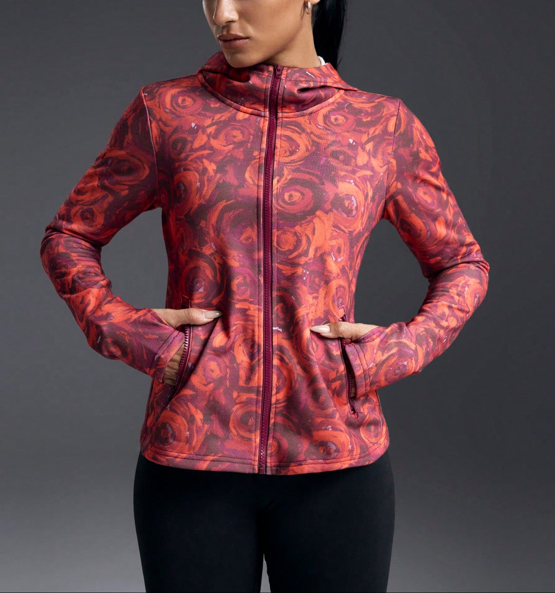 SHEIN cipzáras pulóver, színkeverék