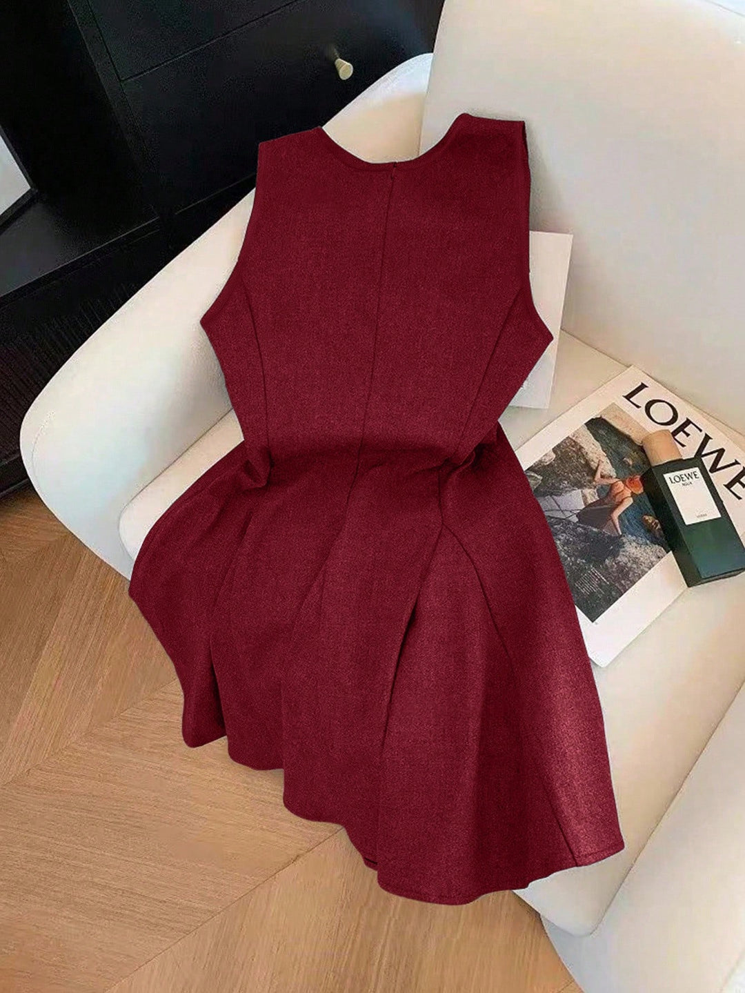 Rochie midi SHEIN, roșu