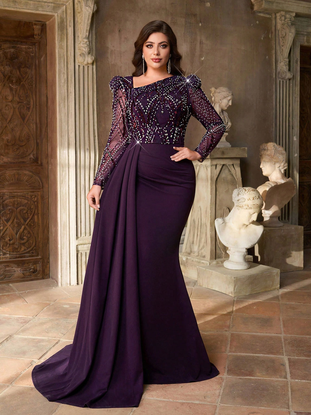 SHEIN ruha, lila