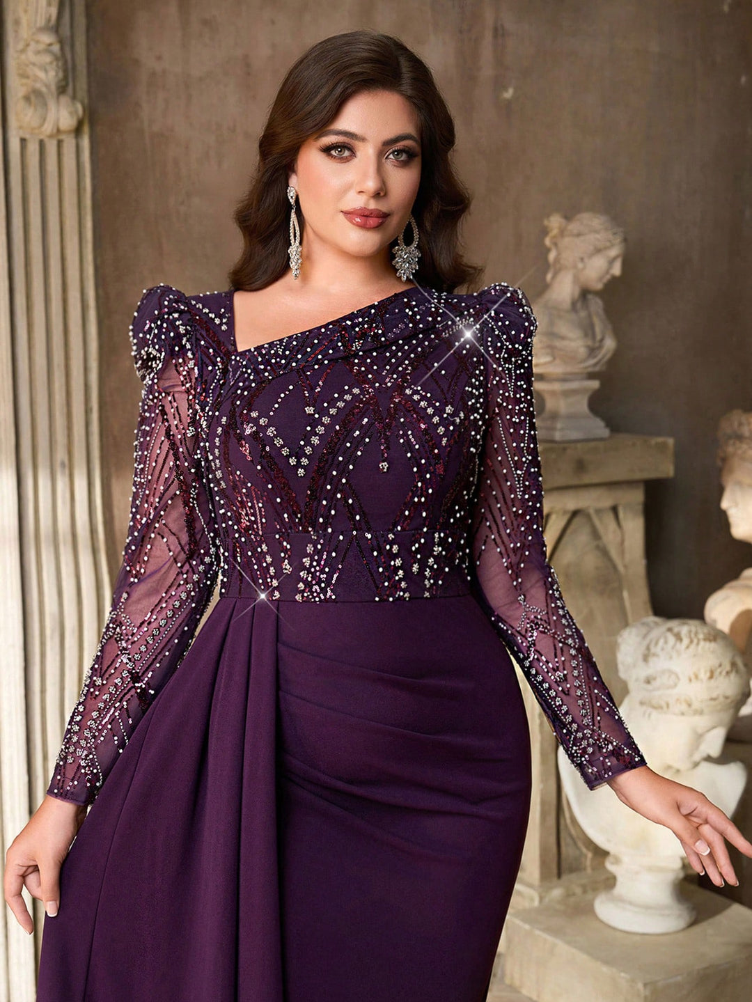 SHEIN ruha, lila
