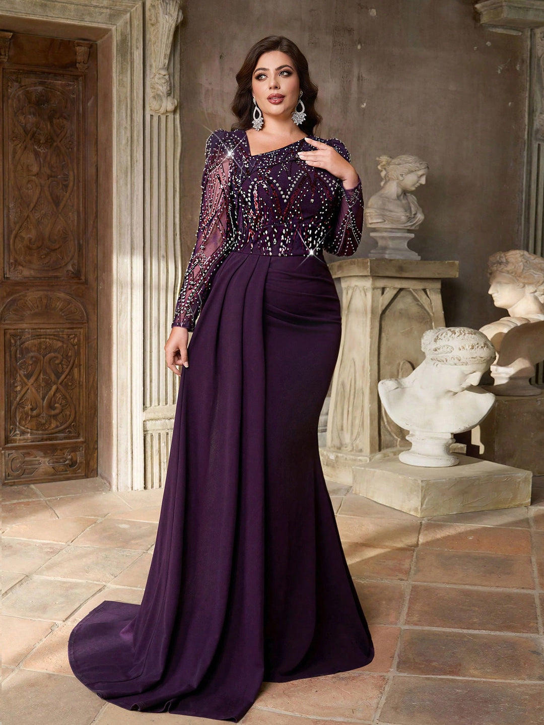 SHEIN ruha, lila