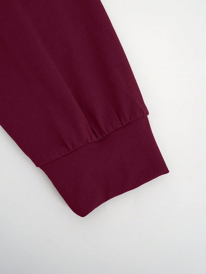 Tricou SHEIN, vișiniu