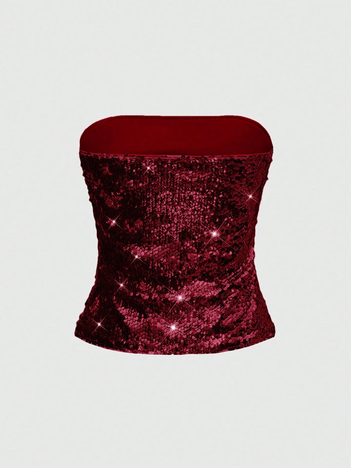 Top SHEIN, vișiniu