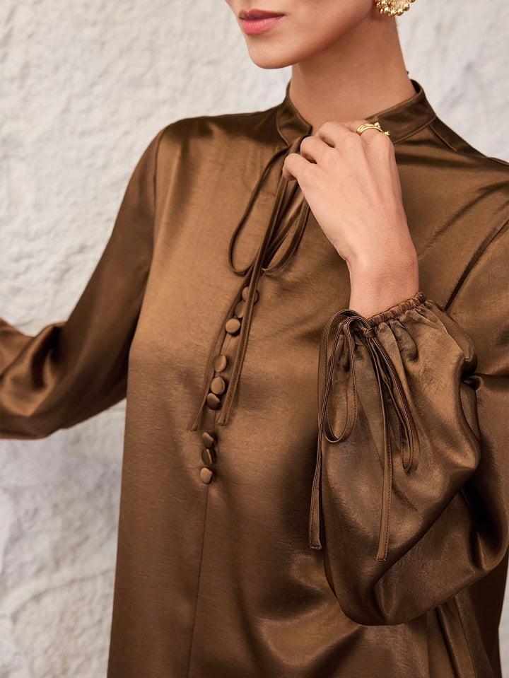 Rochie SHEIN, kaki