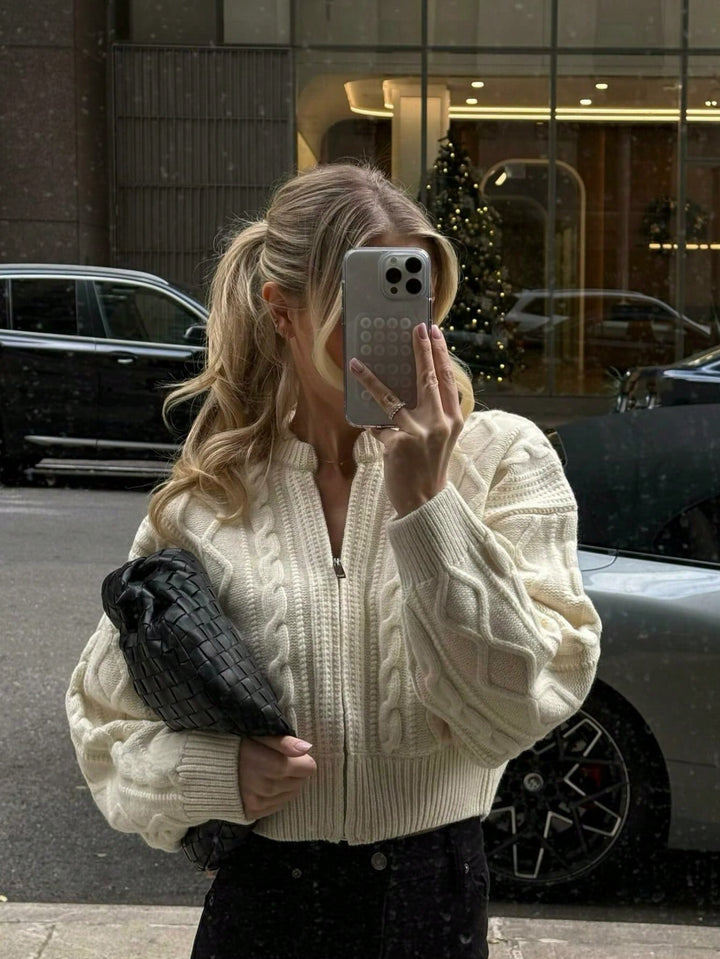 Cardigan SHEIN, alb