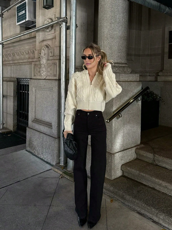 Cardigan SHEIN, alb