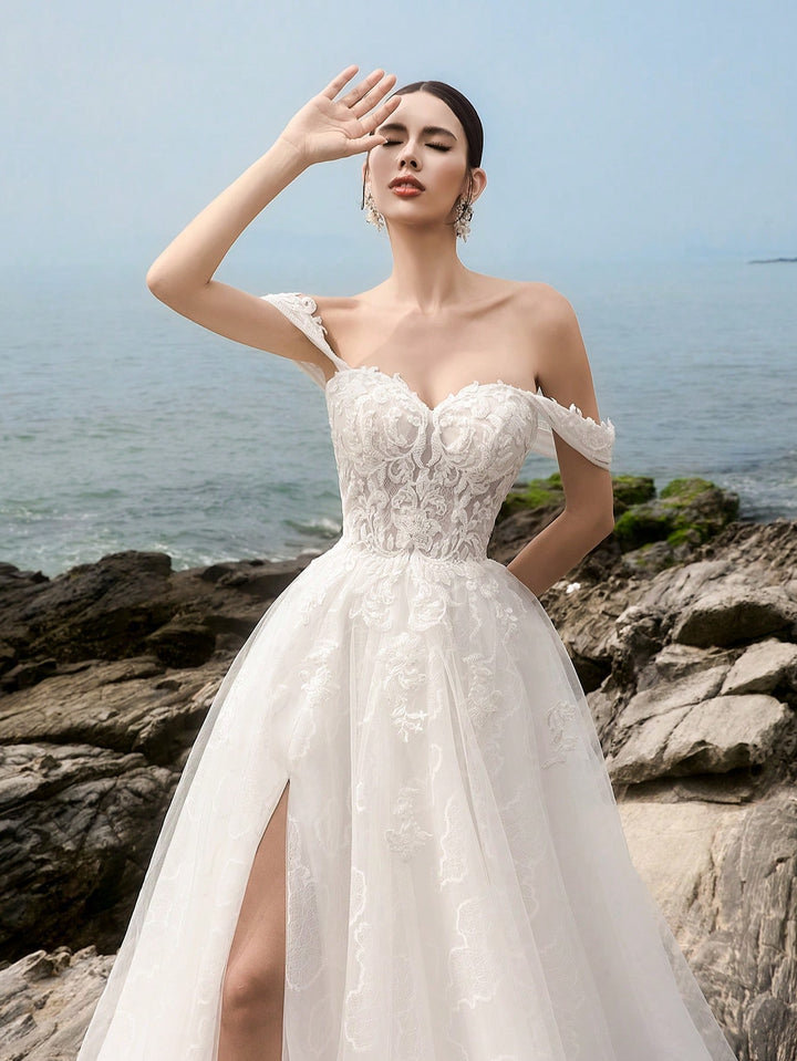 Rochie de ocazie și bridal SHEIN, alb