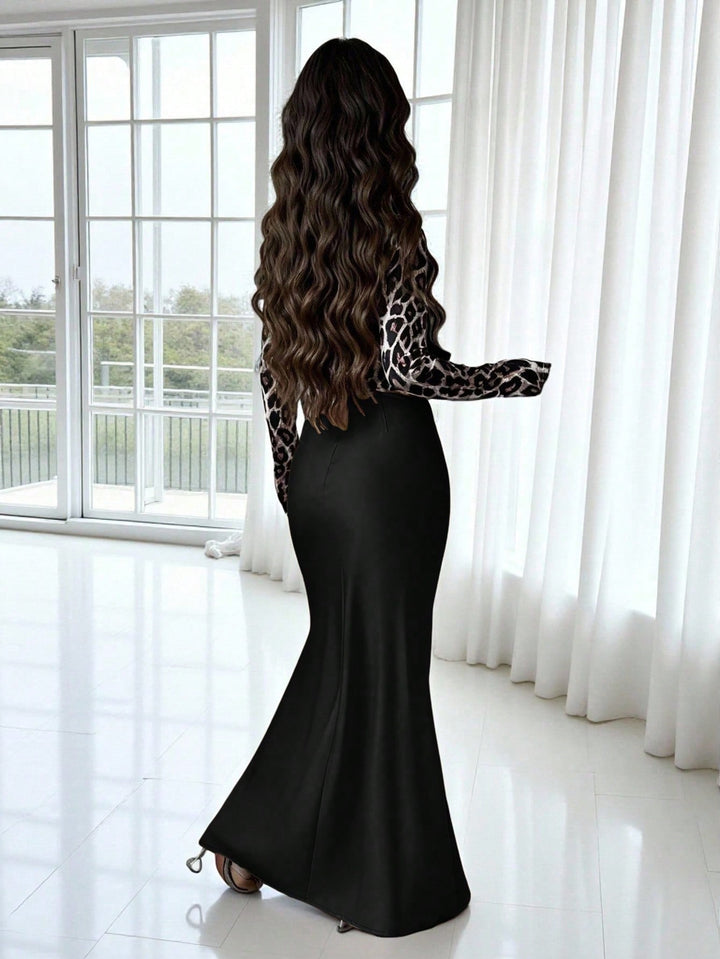 Rochie maxi SHEIN, negru