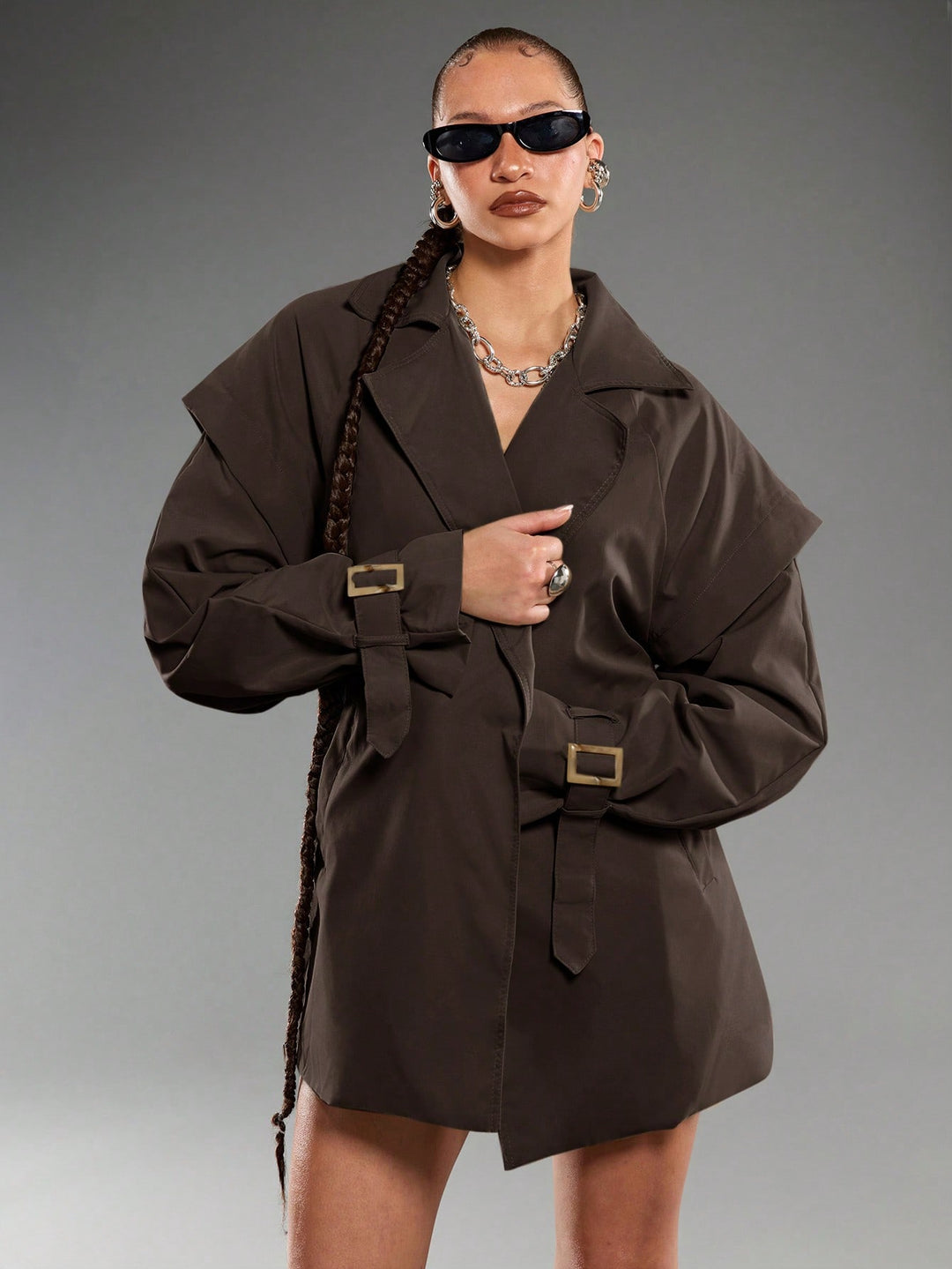 Trench SHEIN, maro