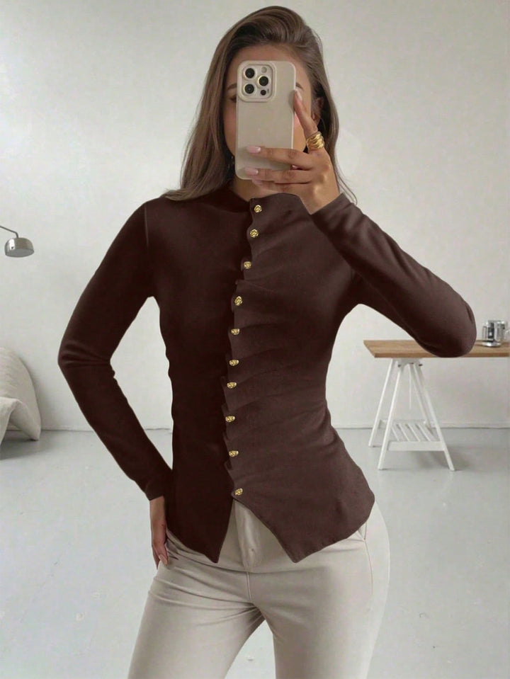 Cardigan SHEIN, maro