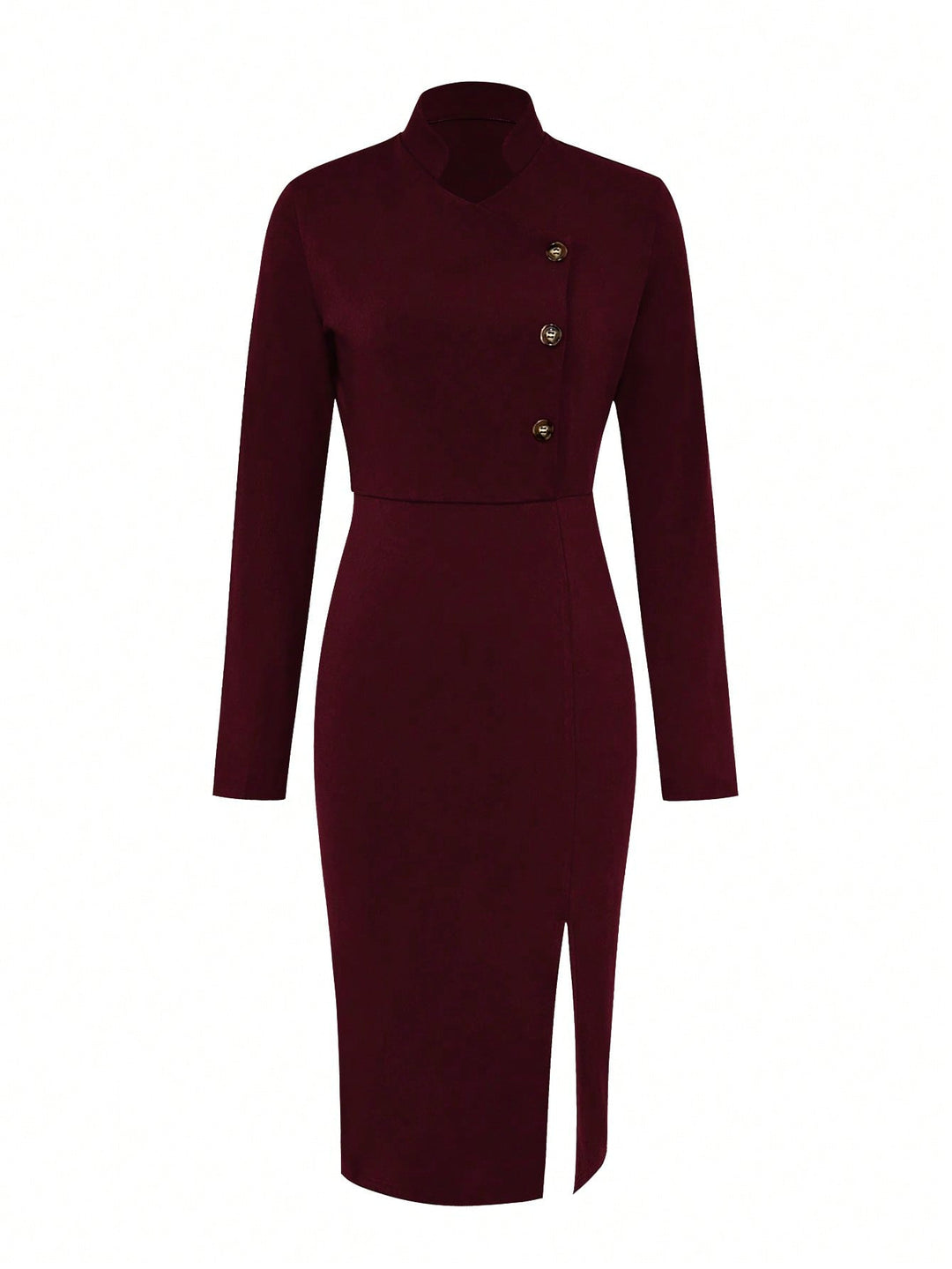 Rochie midi SHEIN, vișiniu