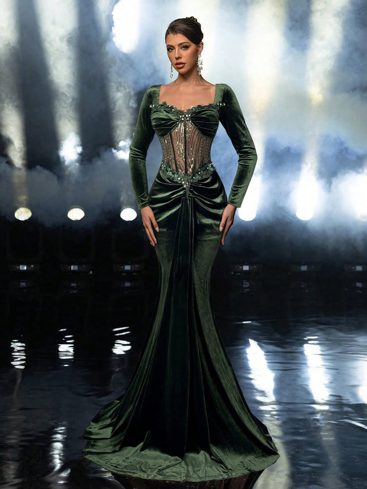 Rochie SHEIN, verde