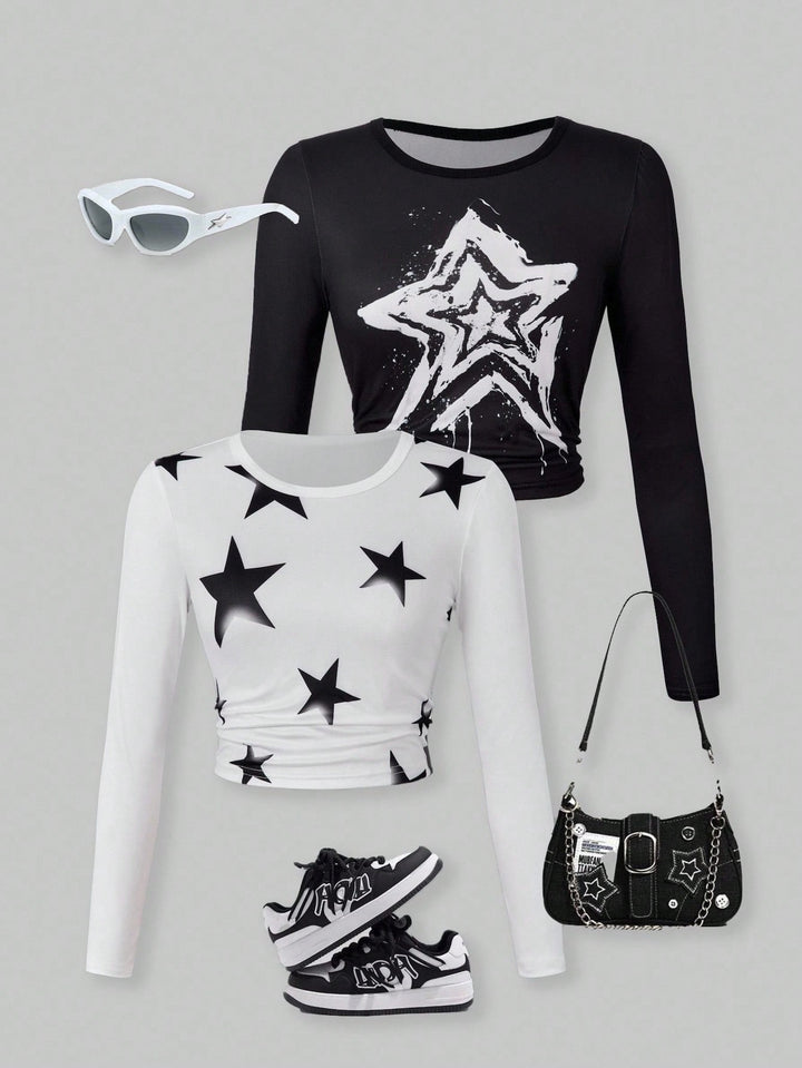 Tricou SHEIN, mix culori