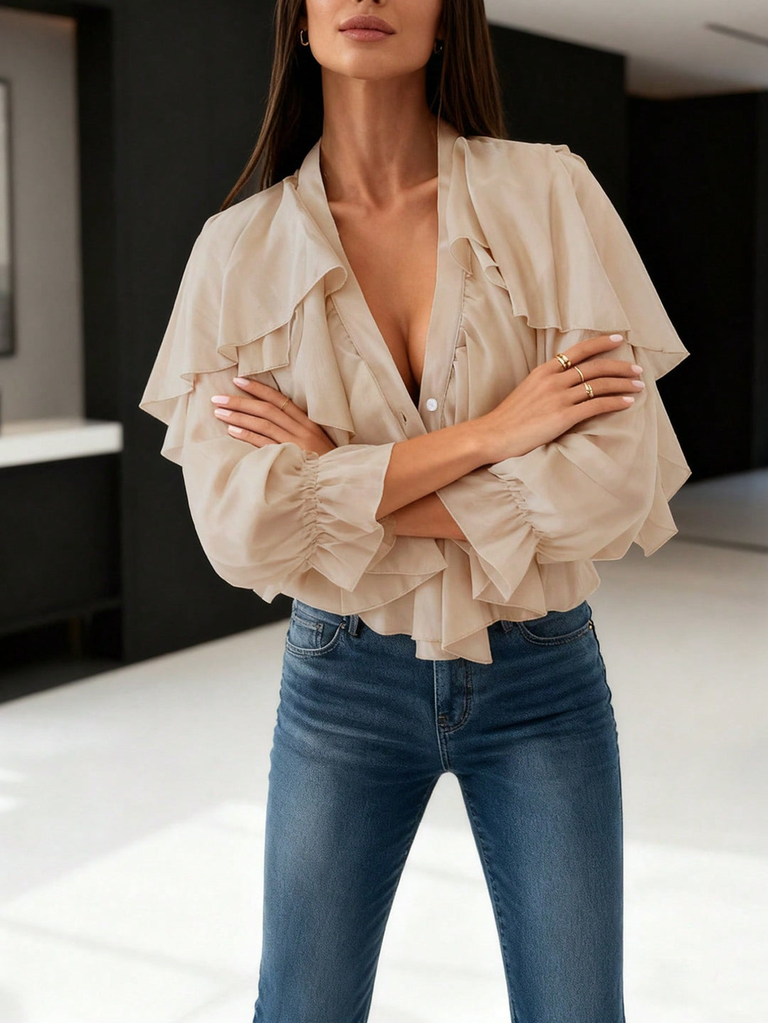 Bluza SHEIN, portocaliu