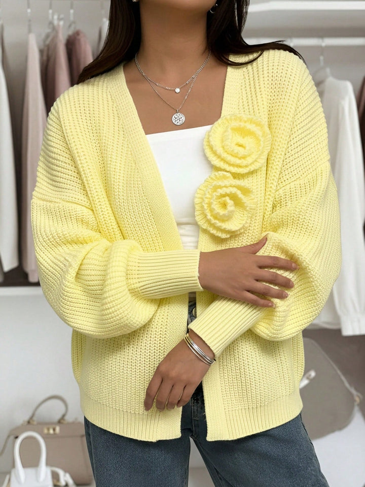Cardigan SHEIN, galben