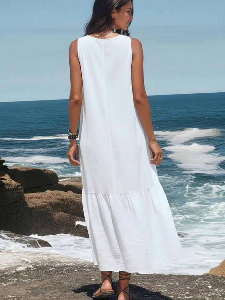 Rochie maxi SHEIN, alb