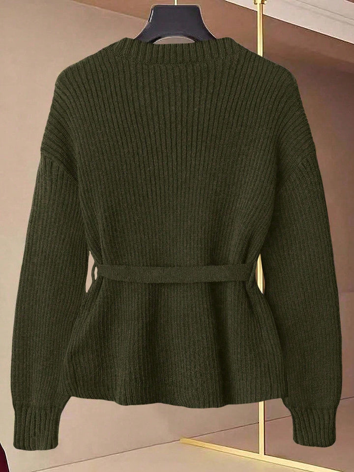 Cardigan SHEIN, kaki