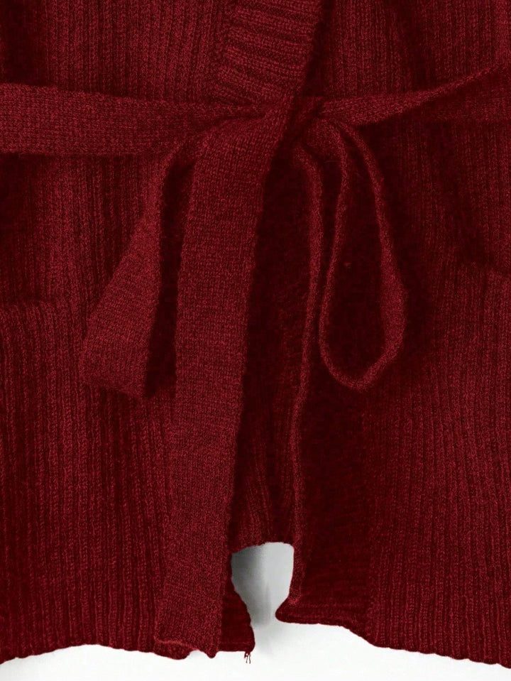 Cardigan SHEIN, vișiniu