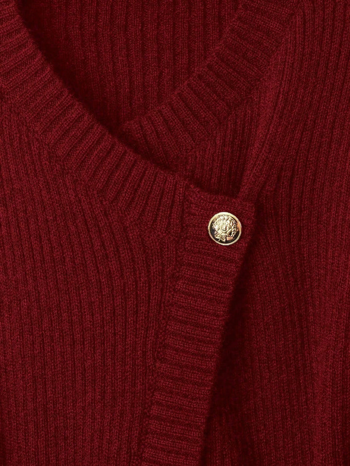 Cardigan SHEIN, vișiniu