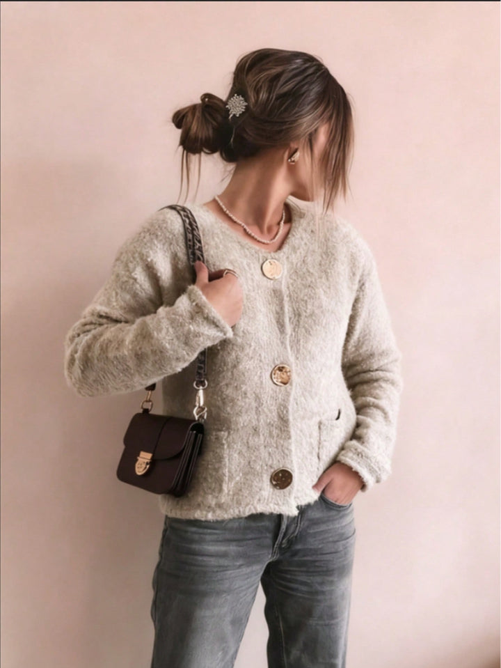Cardigan SHEIN, bej