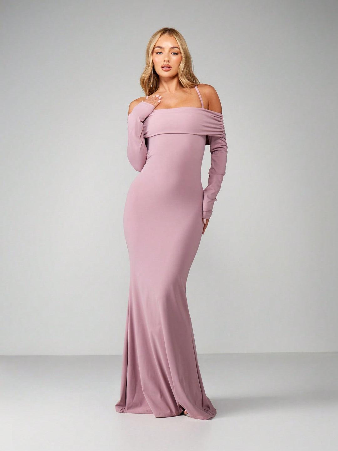 Rochie maxi SHEIN, roz