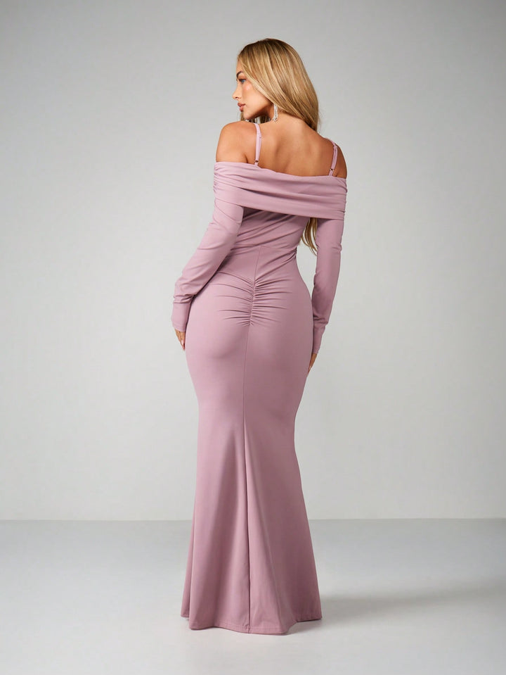 Rochie maxi SHEIN, roz