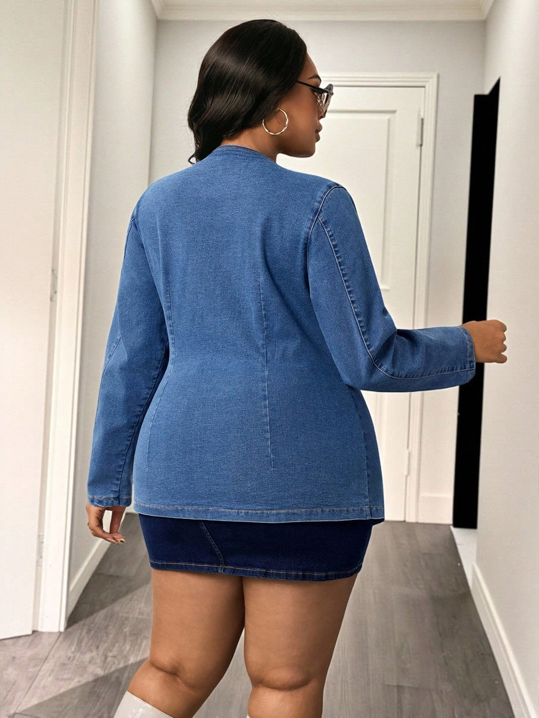 Top SHEIN, albastru