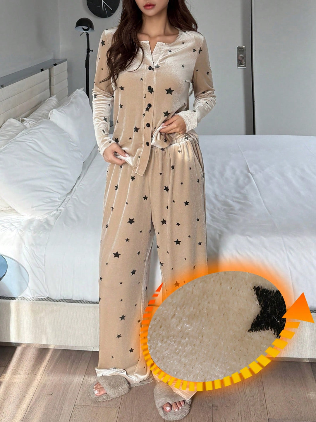 Pijama SHEIN, kaki