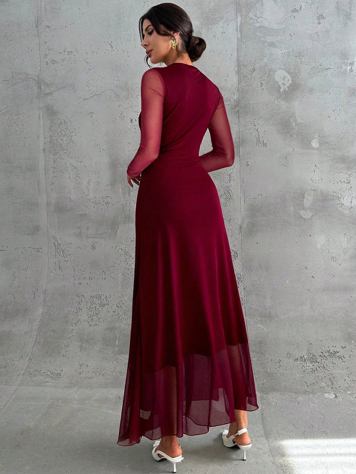 Rochie maxi SHEIN, vișiniu