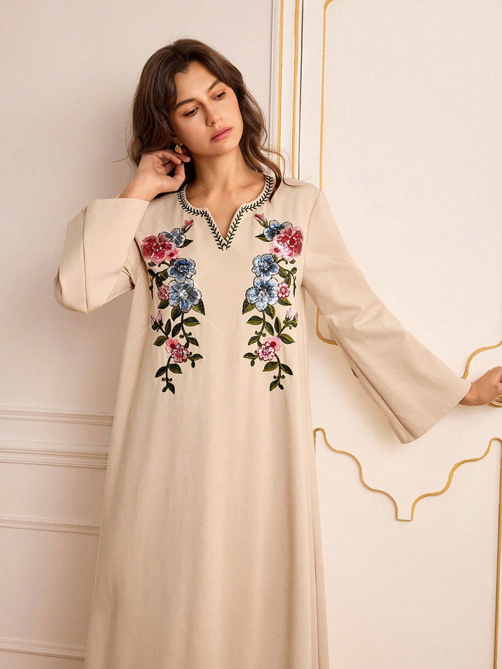 Rochie maxi SHEIN, kaki