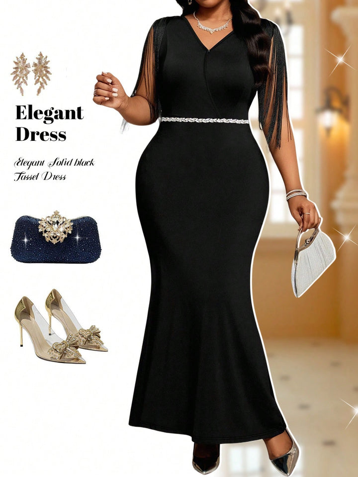 Rochie maxi SHEIN, negru