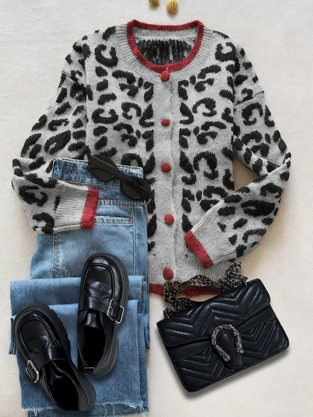 Cardigan SHEIN, gri