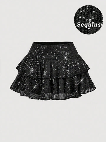Fustă mini SHEIN, negru