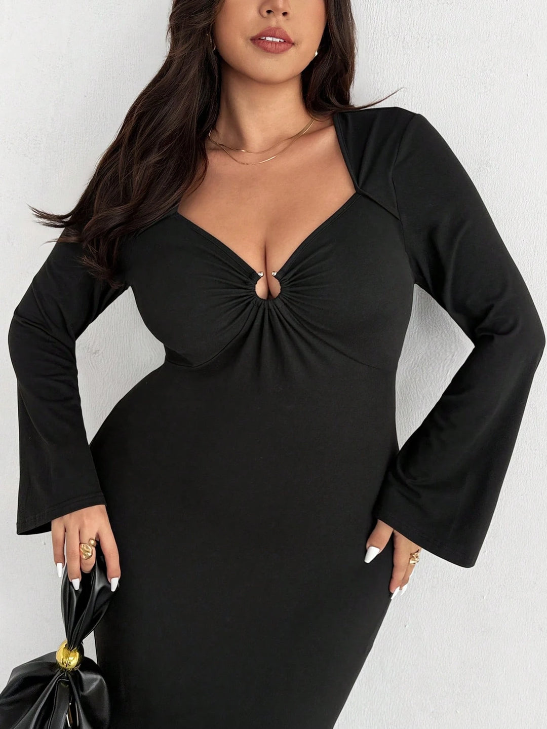 Rochie maxi SHEIN, negru