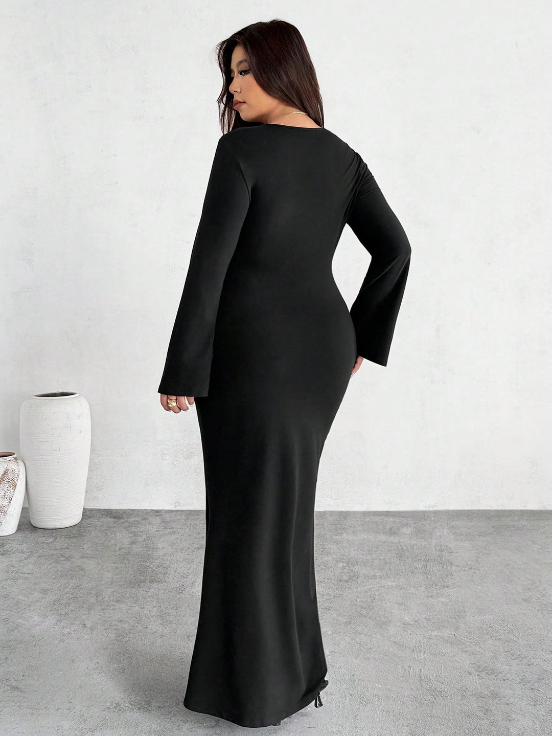 Rochie maxi SHEIN, negru