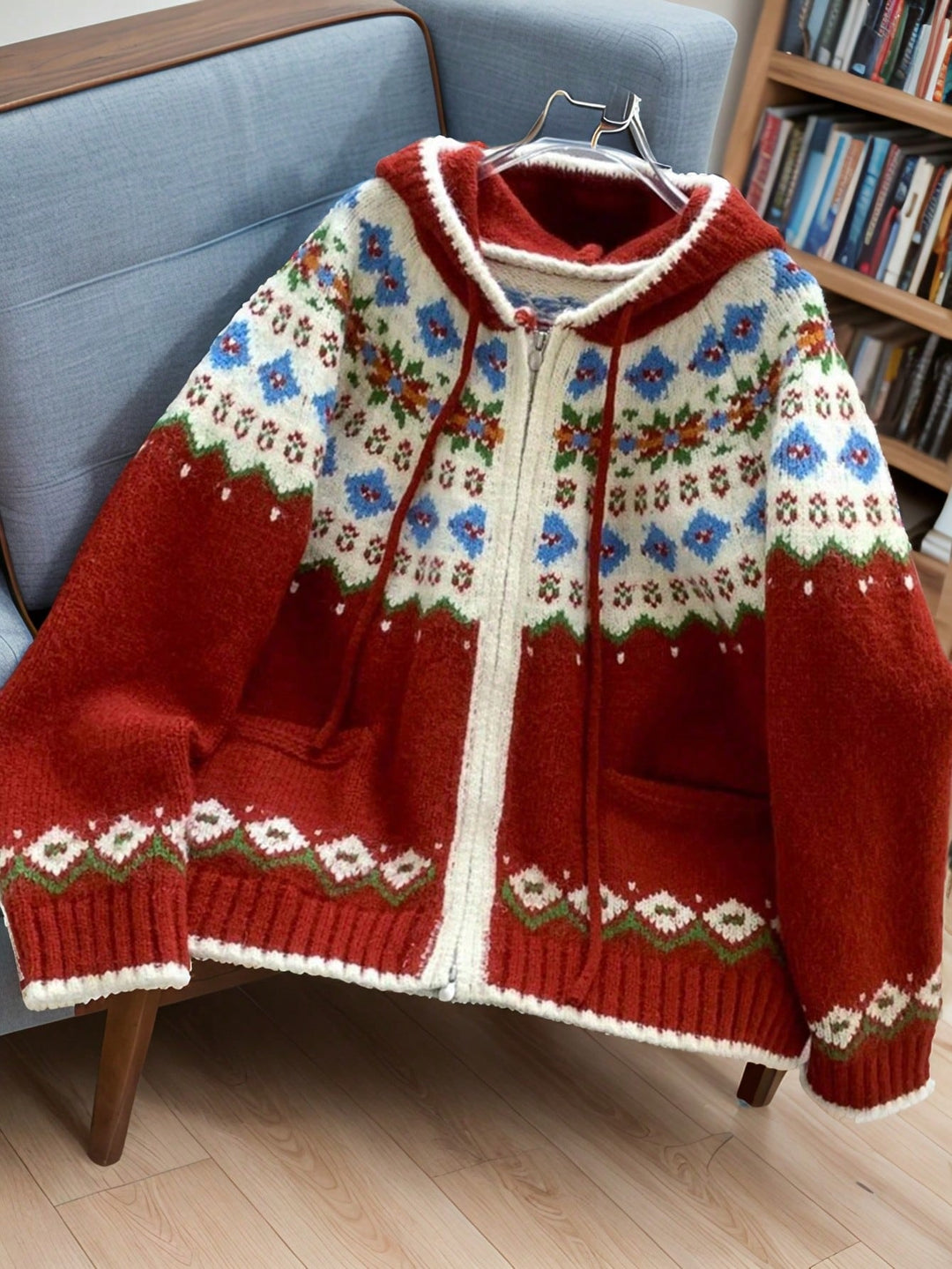 Cardigan SHEIN, roșu